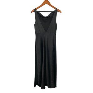 Wilfred Aritzia New Goddess Black Dress XS